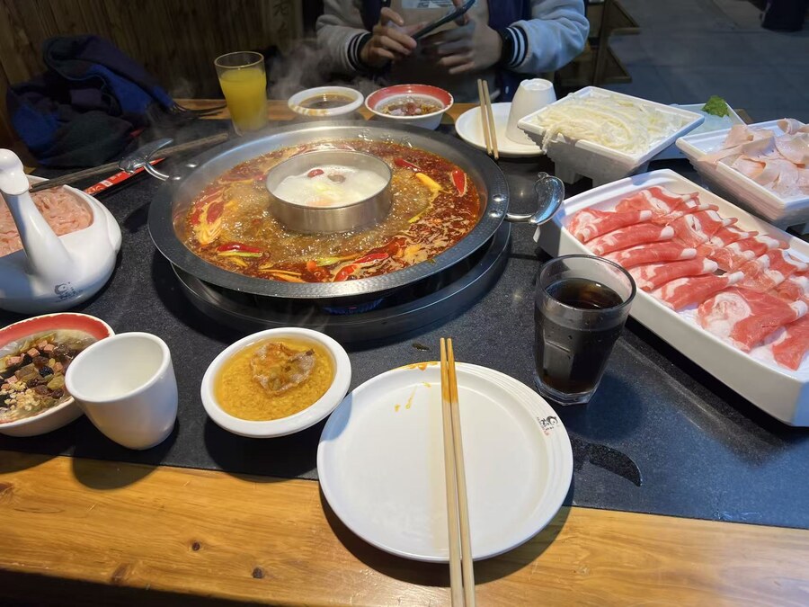 Sichuan hot pot